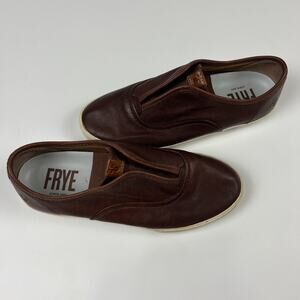Frye Women's Size 6.5 Maya Slip-On Brown Leather Shoes Casual Western